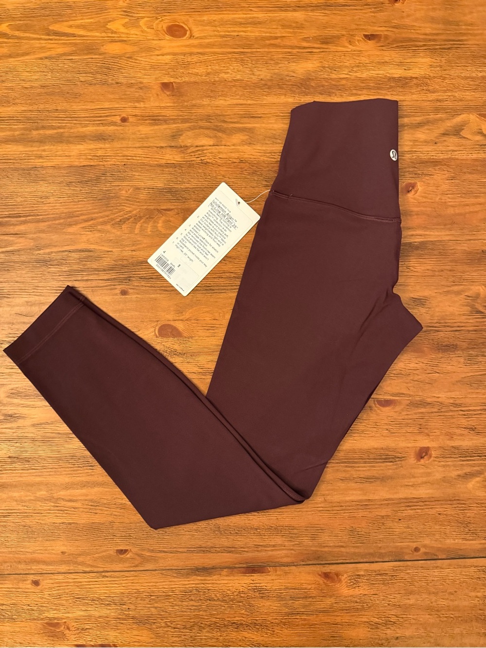 NWT Lululemon Align No-Line HR Pant 25” Goodnight Plum Size 4